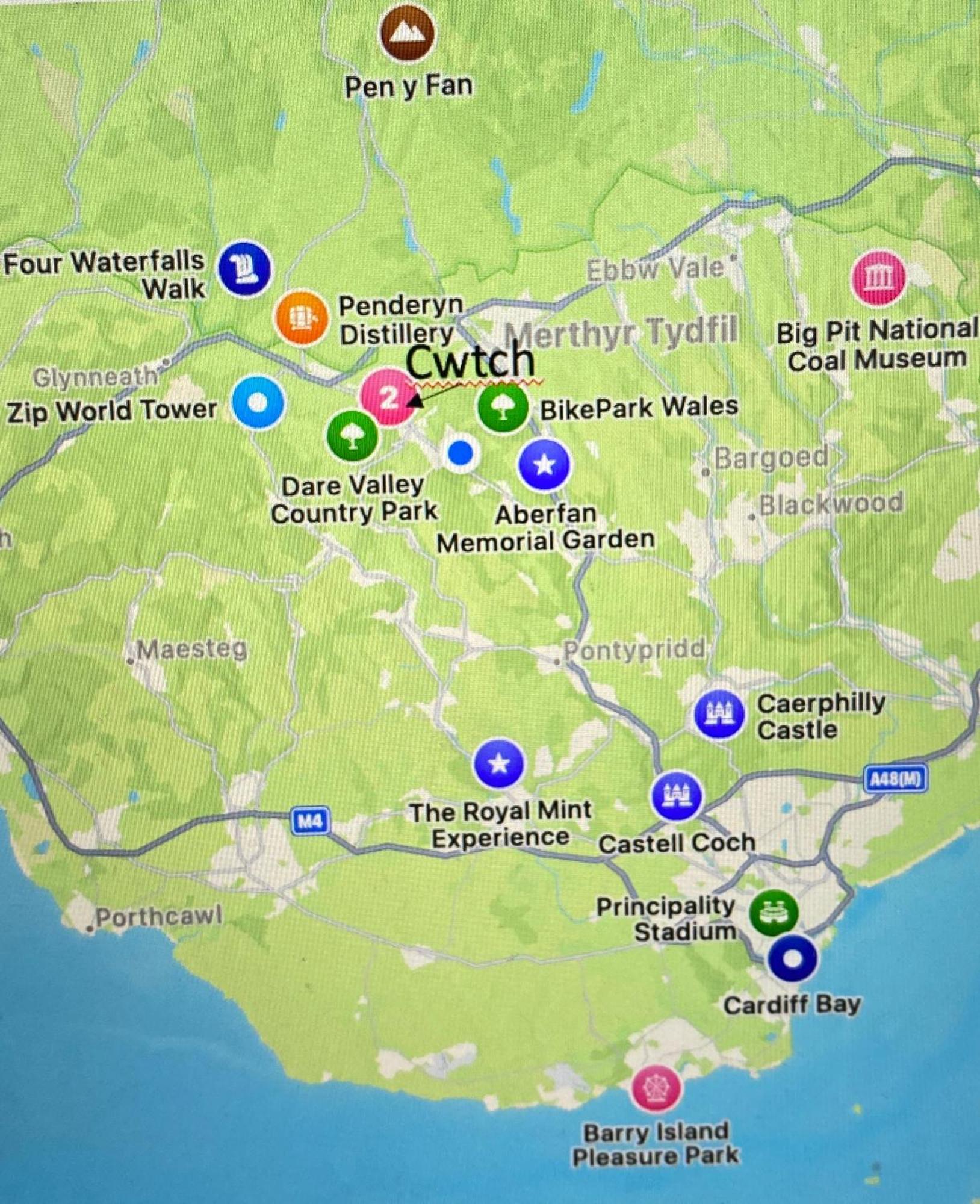 فيلا The Cwtch, Log Fire, Sleeps 6, Nr Zip World, Brecon And Bike Park Wales أبردير المظهر الخارجي الصورة